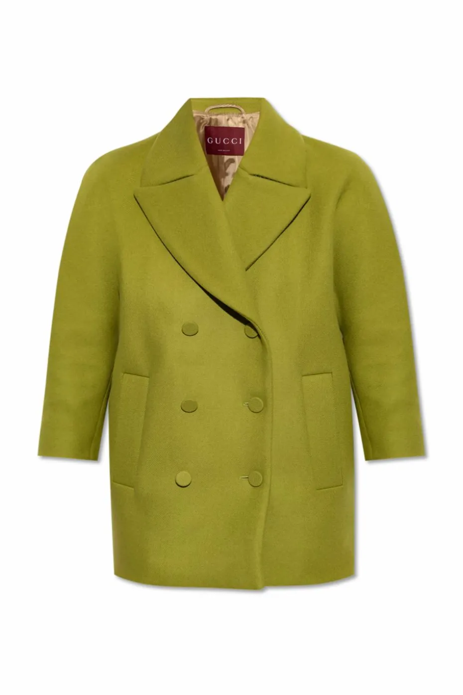 Gucci GREEN Wool coat