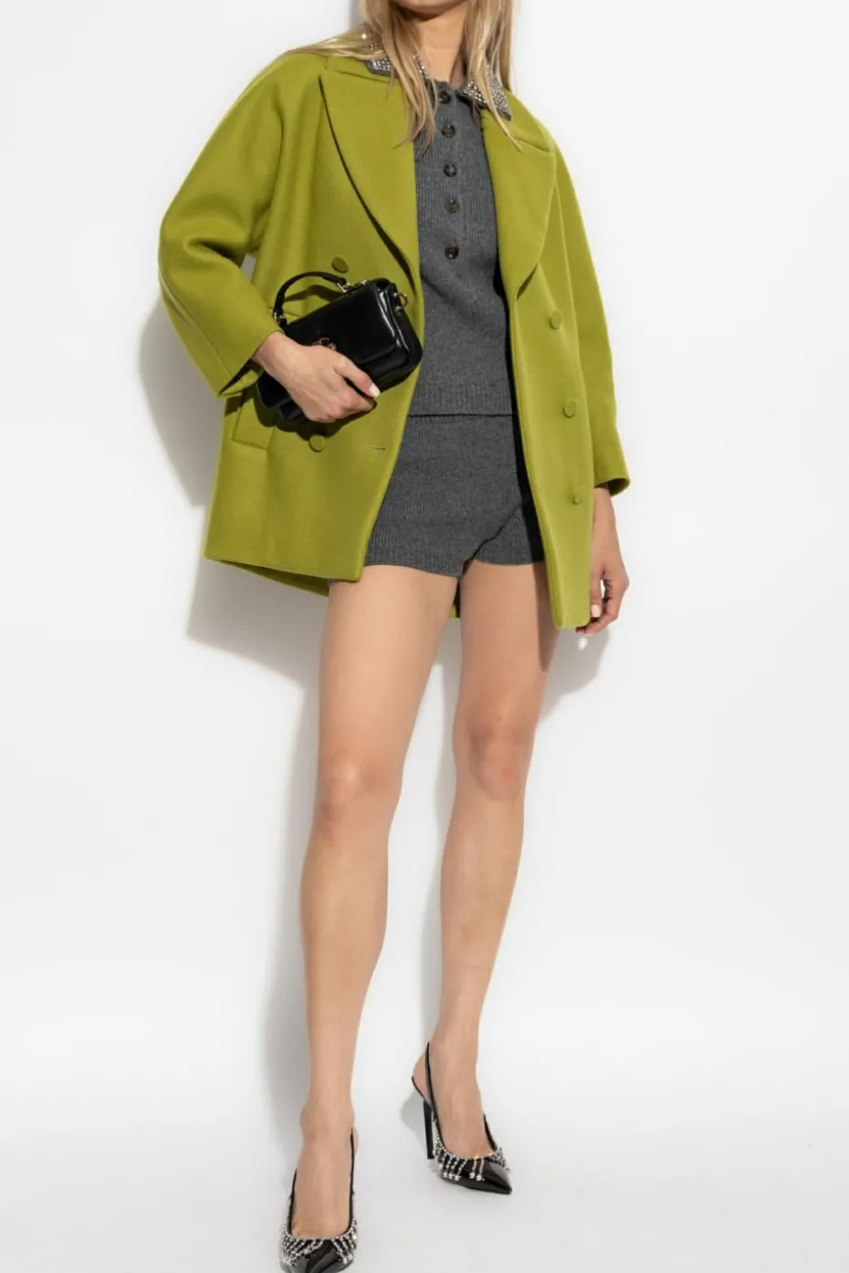 Gucci GREEN Wool coat