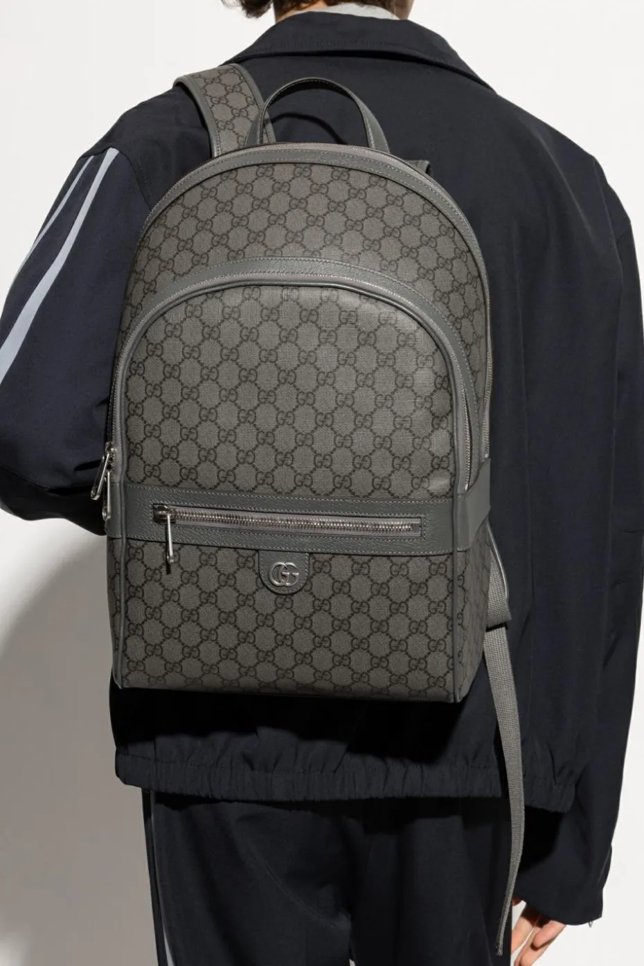 Gucci GREY Backpack Ophidia Medium