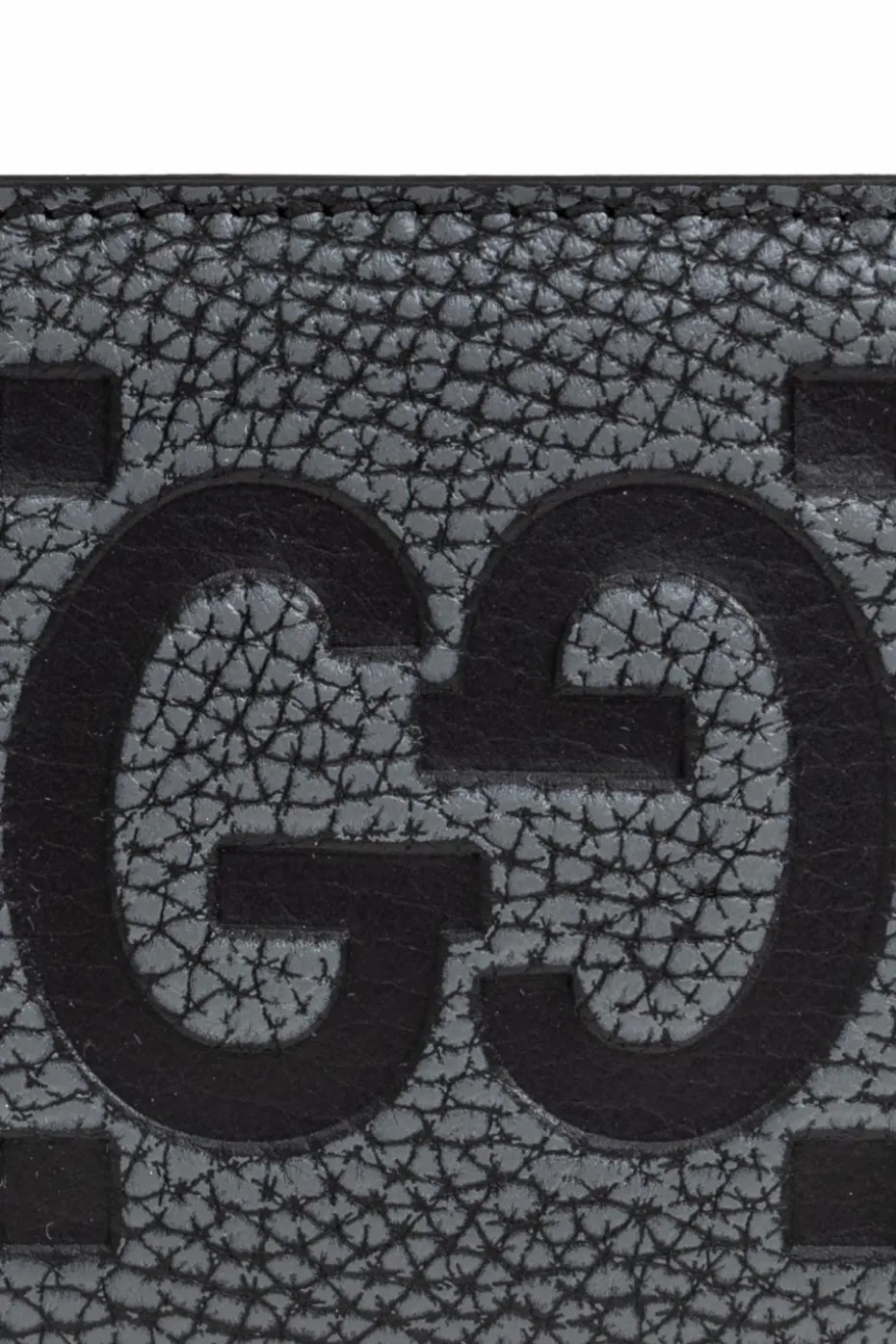 Gucci GREY Card case with GG pattern