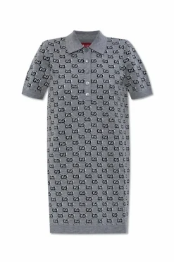 Gucci GREY Dress with monogram