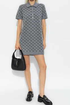 Gucci GREY Dress with monogram