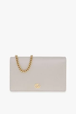 Gucci GREY āGG Marmont Miniā wallet on chain