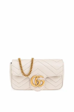 Gucci GREY āGG Marmont Super Miniā Shoulder Bag