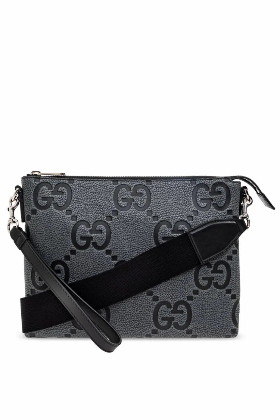 Gucci GREY Handbag "Medium Jumbo GG"