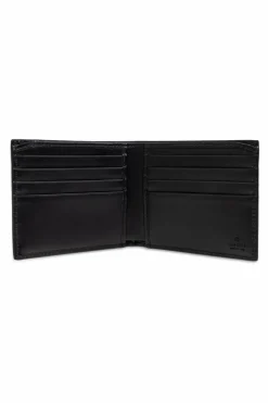 Gucci GREY Leather wallet with GG pattern