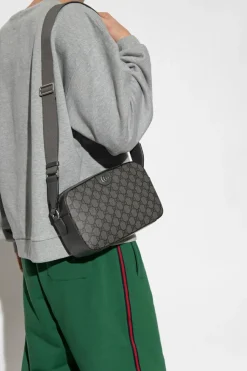 Gucci GREY ‘Ophidia Medium’ shoulder bag