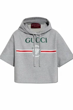 Gucci GREY Short-sleeve sweatshirt