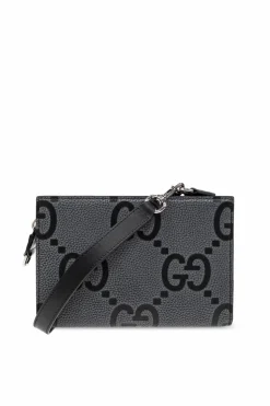 Gucci GREY Shoulder bag Jumbo GG Mini
