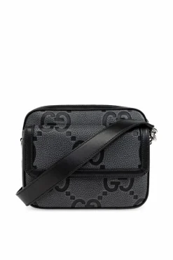 Gucci GREY Shoulder bag Jumbo GG Small