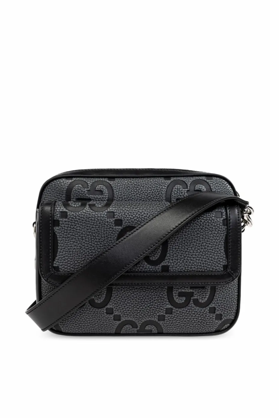 Gucci GREY Shoulder bag Jumbo GG Small