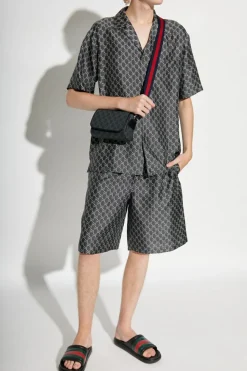 Gucci GREY Silk shirt