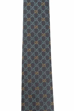 Gucci GREY Silk tie