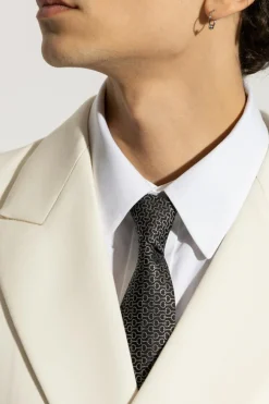 Gucci GREY Silk tie