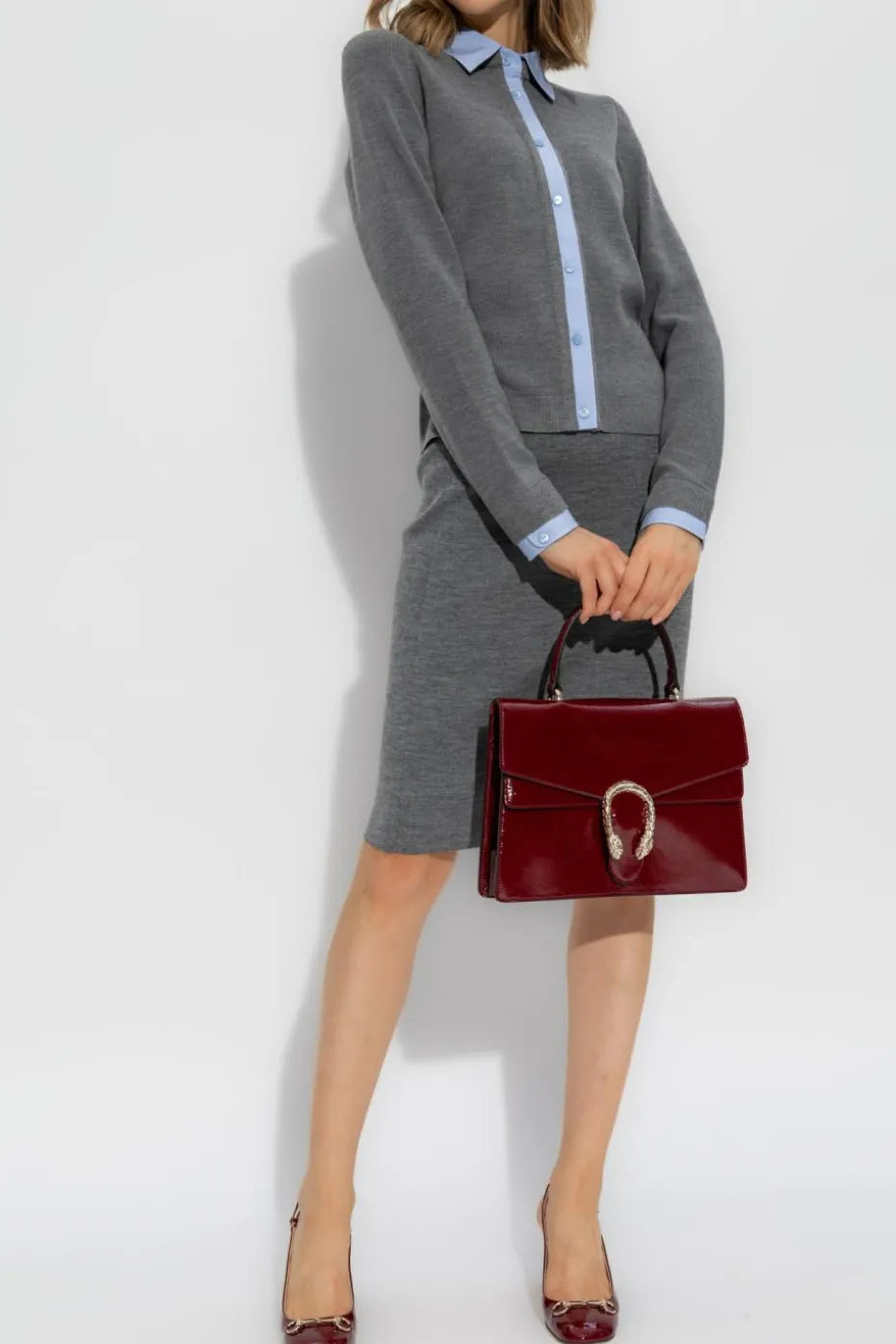 Gucci GREY Skirt with logo
