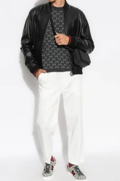 Gucci GREY Sweater with GG pattern
