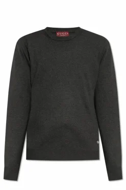 Gucci GREY Sweater with logo