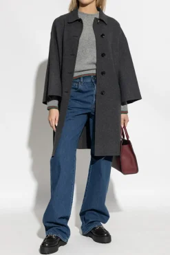 Gucci GREY Wool coat