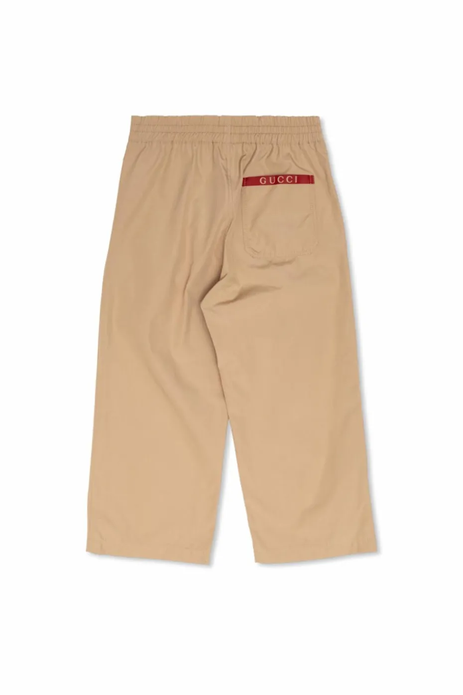 Gucci Kids beige Cotton trousers