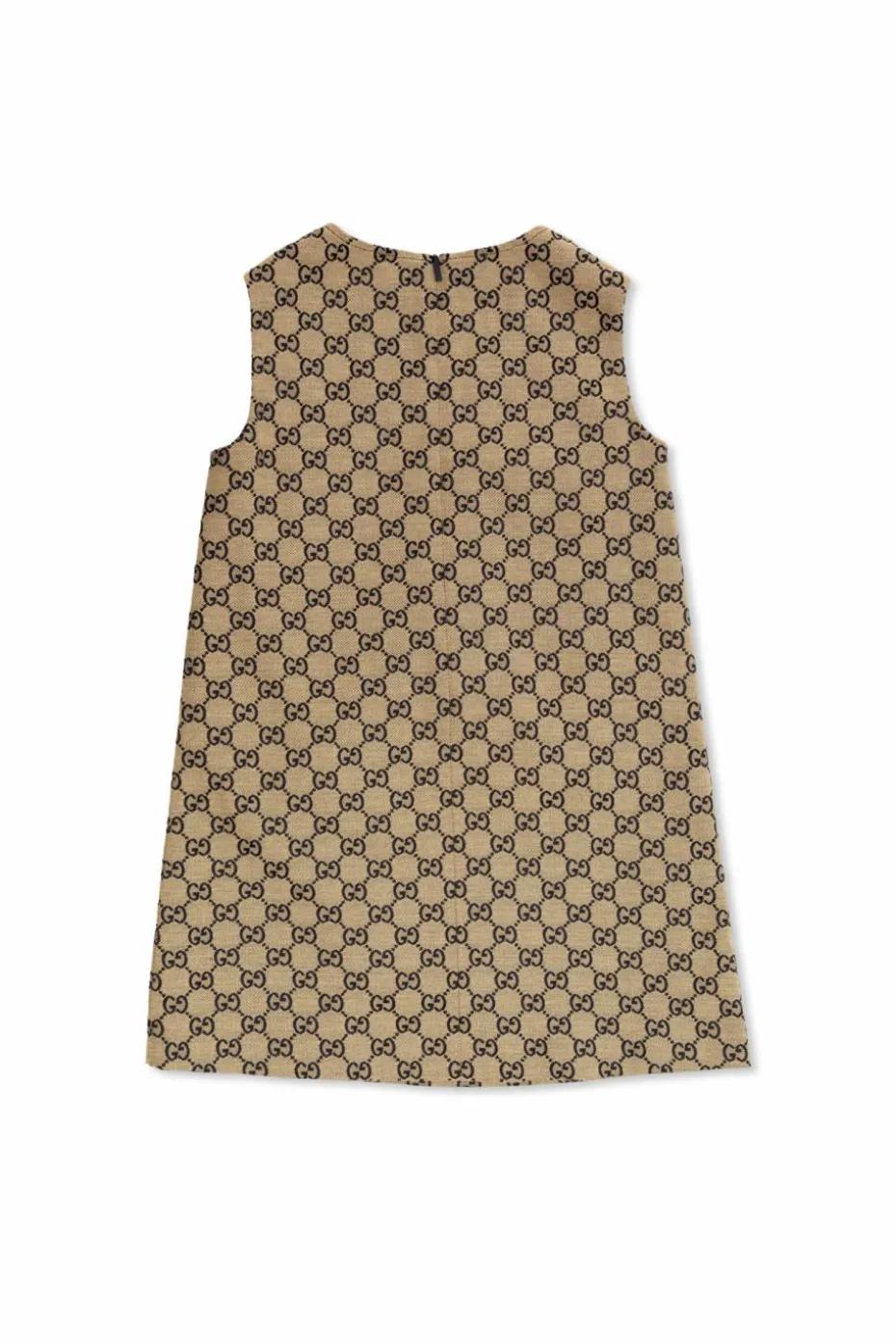 Gucci Kids beige Monogram dress