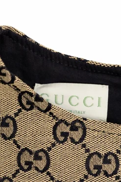Gucci Kids beige Monogram dress
