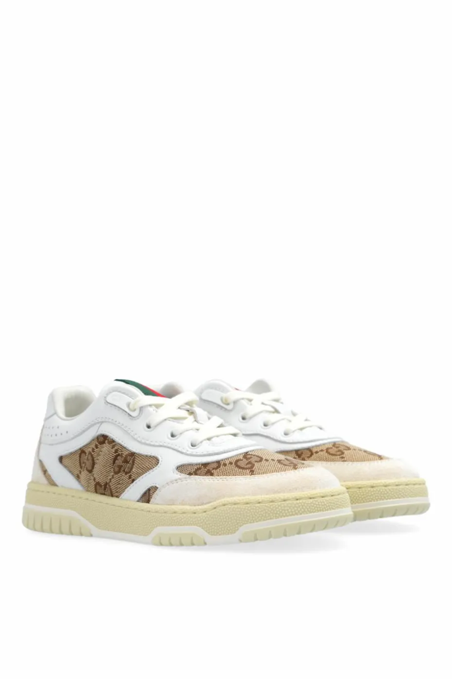 Gucci Kids beige Sneakers with logo