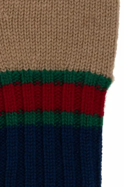 Gucci Kids beige Wool gloves