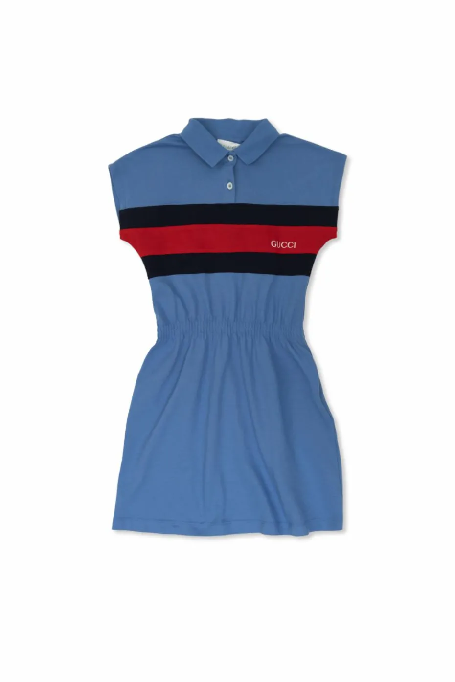 Gucci Kids BLUE Dress with collar