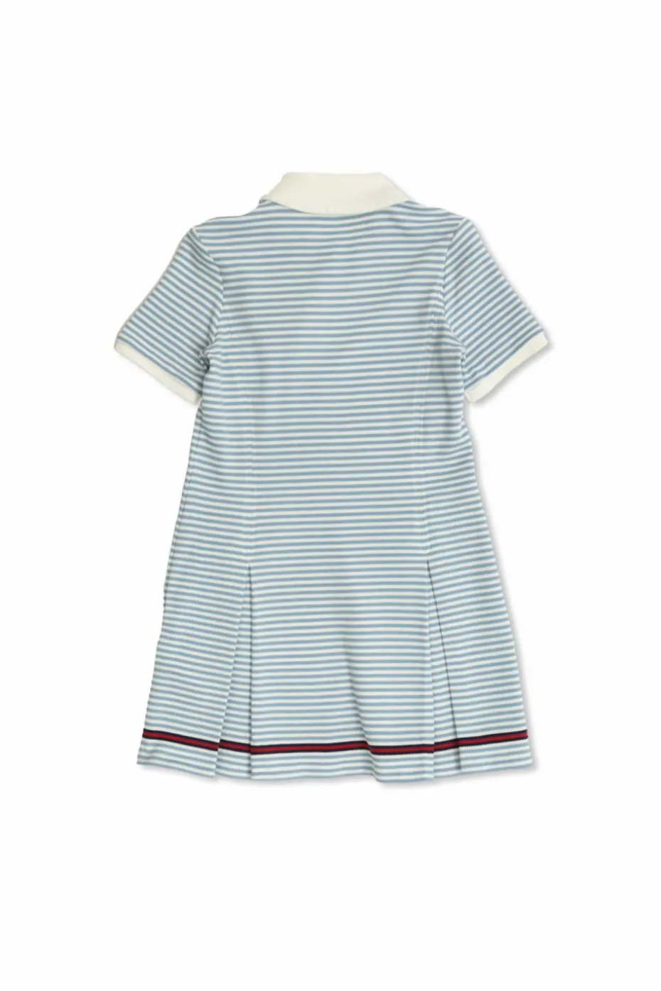 Gucci Kids BLUE Dress with striped pattern
