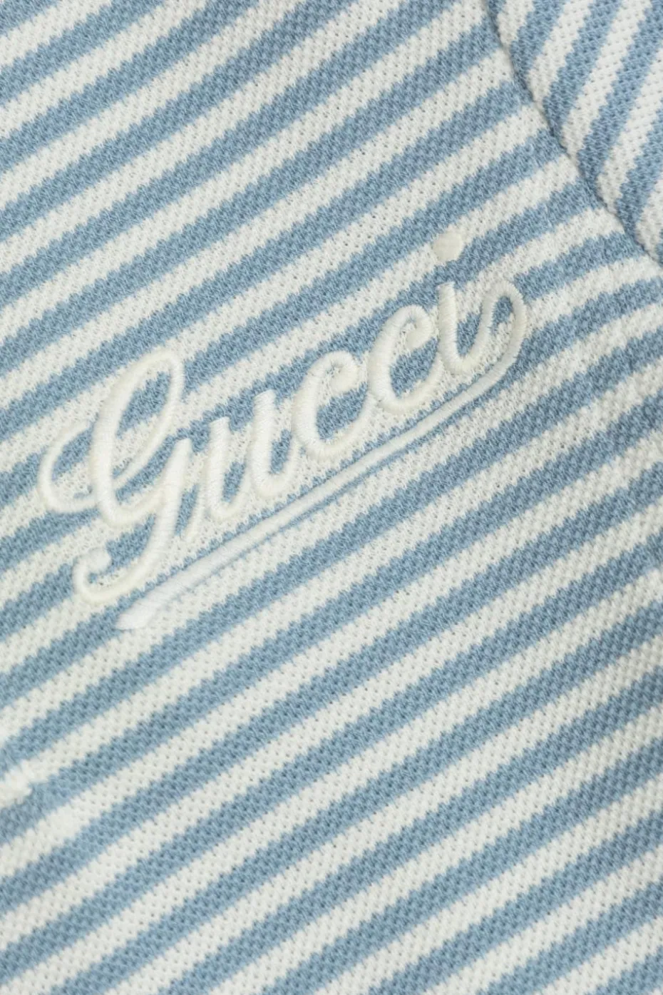Gucci Kids BLUE Dress with striped pattern