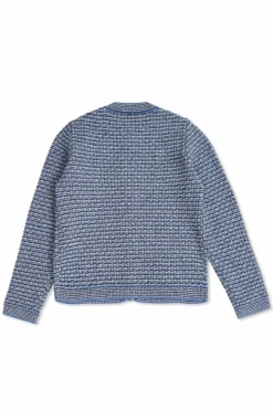 Gucci Kids BLUE Tweed cardigan