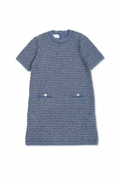 Gucci Kids BLUE Tweed dress