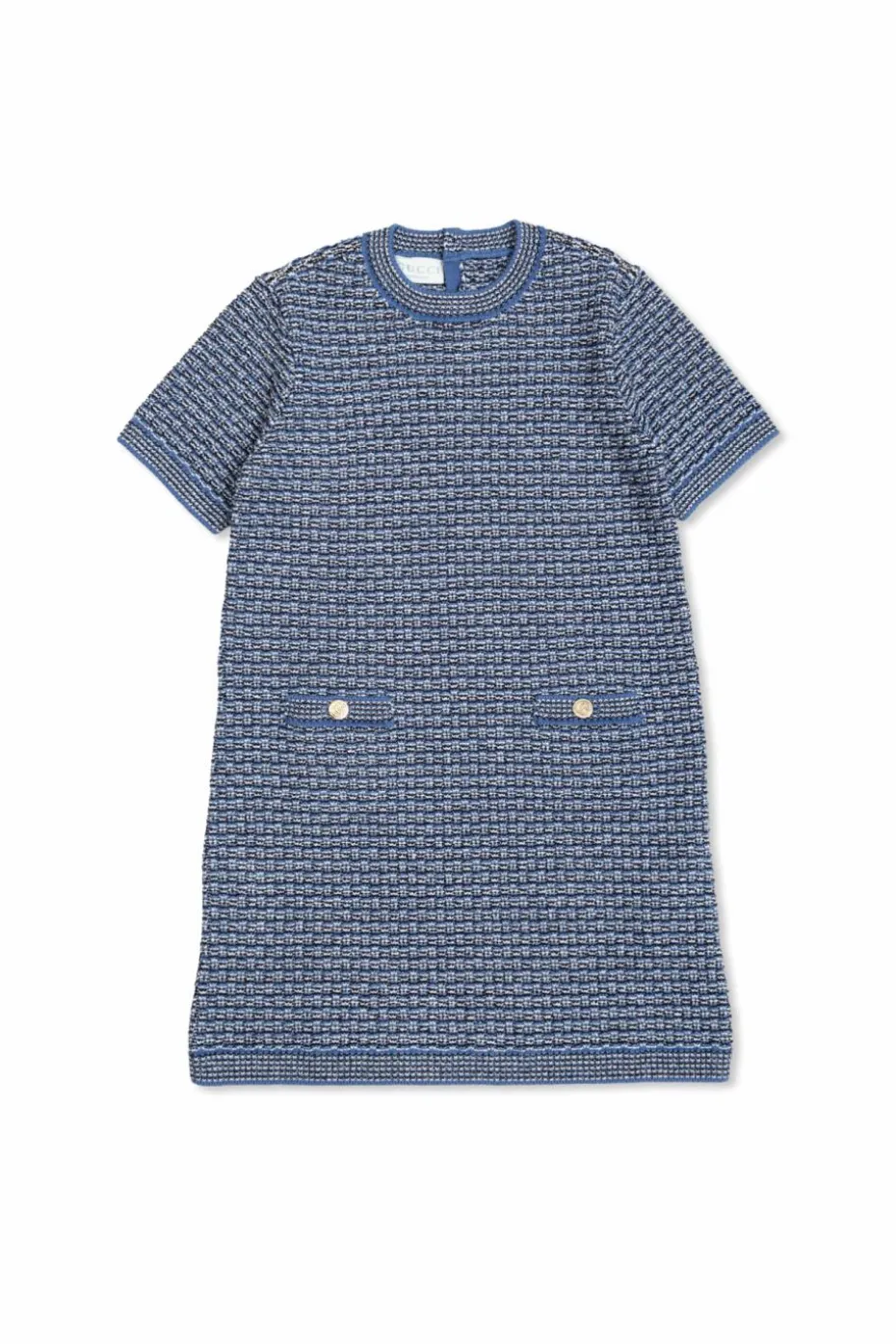 Gucci Kids BLUE Tweed dress