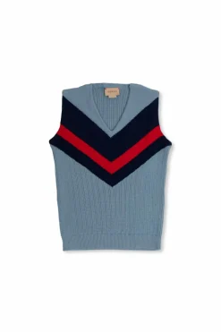 Gucci Kids BLUE Vest with logo
