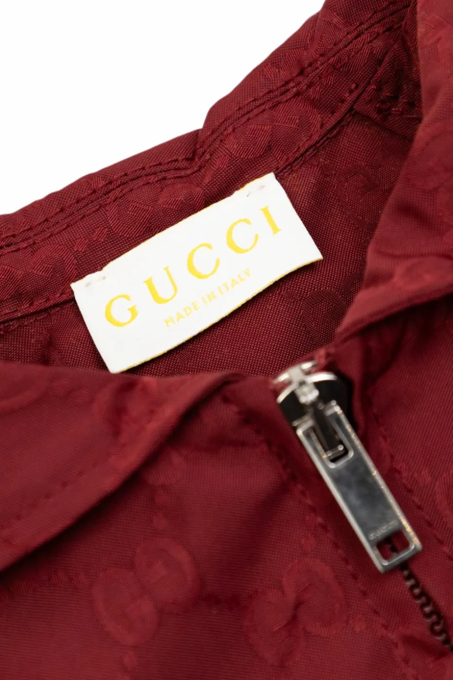 Gucci Kids BURGUNDY Jacket with GG pattern