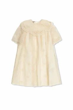 Gucci Kids cream Lace dress