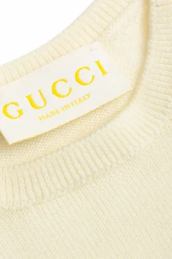 Gucci Kids cream Wool sweater