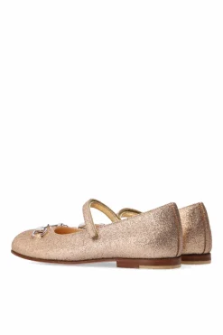 Gucci Kids GOLD Glittery ballet flats
