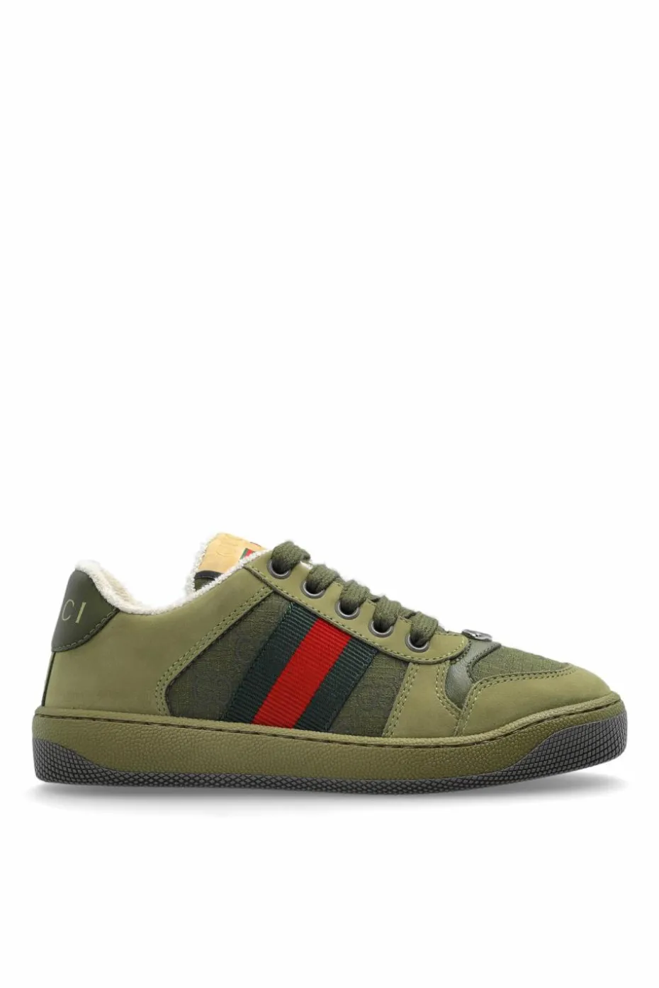 Gucci Kids GREEN "Screener" sports shoes