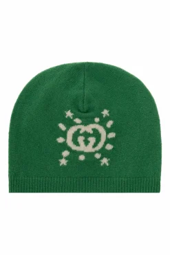 Gucci Kids GREEN Wool beanie