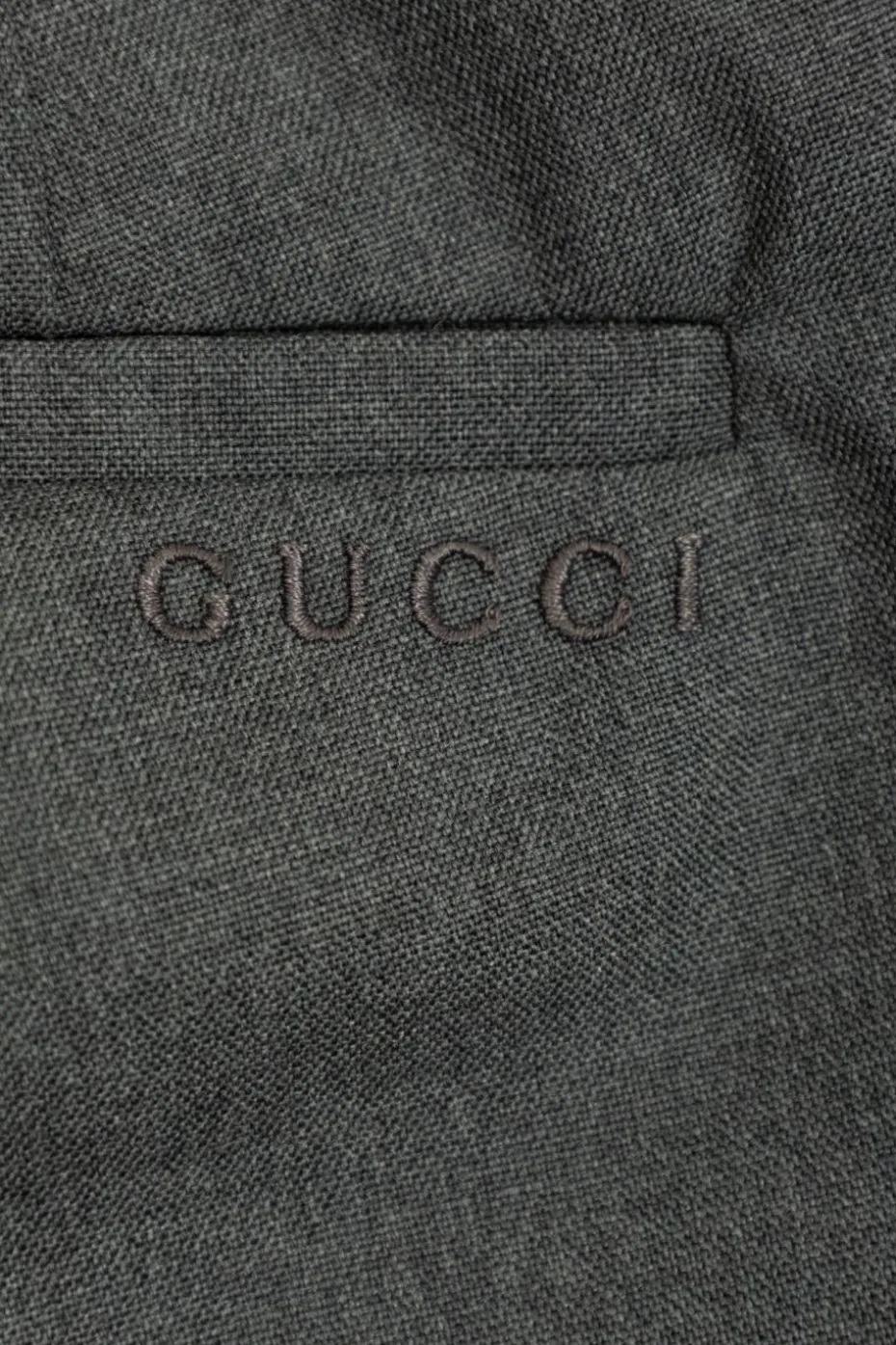 Gucci Kids GREY Creased trousers
