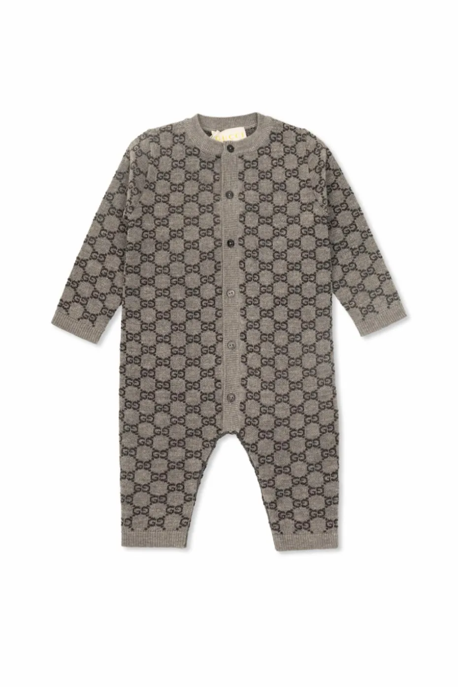 Gucci Kids GREY Rompers with 'GG' pattern