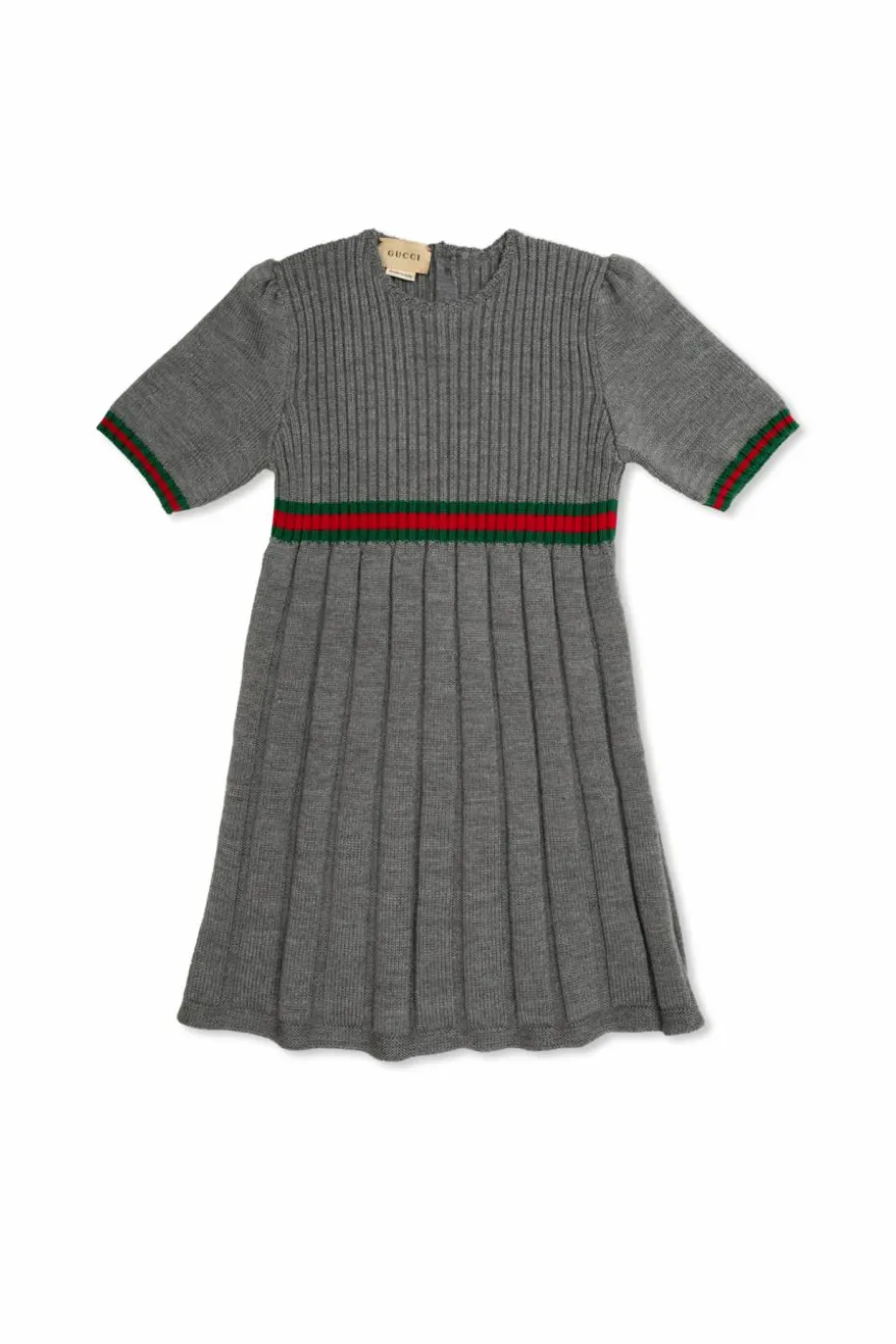 Gucci Kids GREY Wool Dress