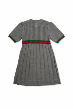 Gucci Kids GREY Wool Dress