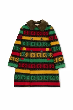 Gucci Kids MULTICOLOUR Coat with logo