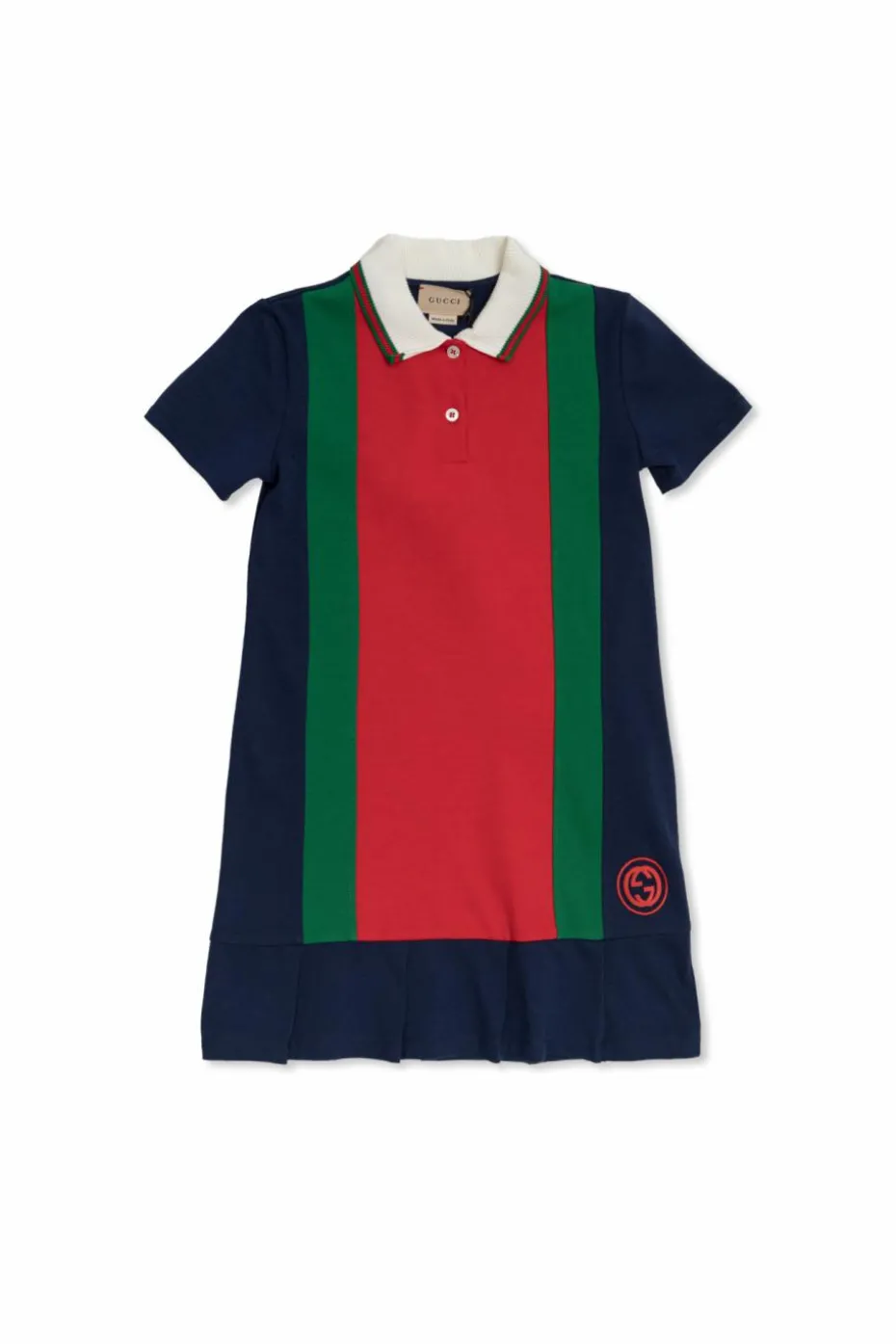 Gucci Kids MULTICOLOUR Cotton dress with embroidered logo