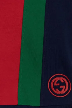 Gucci Kids MULTICOLOUR Cotton dress with embroidered logo