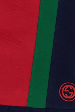 Gucci Kids MULTICOLOUR Cotton dress with embroidered logo