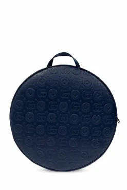 Gucci Kids NAVY BLUE Backpack with logo
