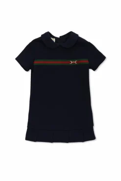 Gucci Kids NAVY BLUE Cotton dress